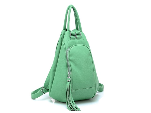 pu绿色手提包